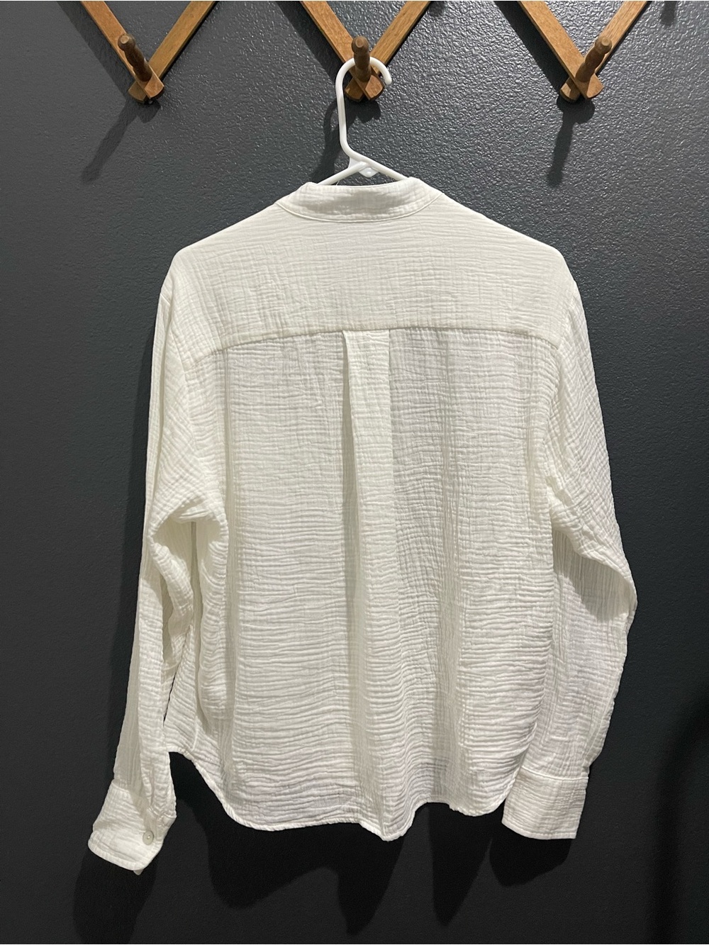 Fifteen Twenty 100% Cotton Gauze Oversized Button Down - Picture 8 of 8
